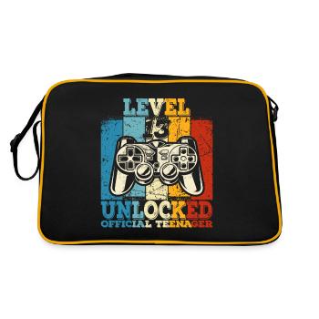 Birthday 13 Official Teens Young Level 13 - Retro Bag - black/gold - Back