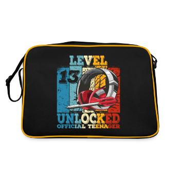 Birthday 13 Official Teens Young Level 13 - Retro Bag - black/gold - Back