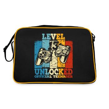 Birthday 13 Official Teens Young Level 13 - Retro Bag - black/gold - Back