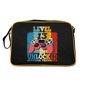 Birthday 13 Official Teens Young Level 13 - Retro Bag - black/gold - Back