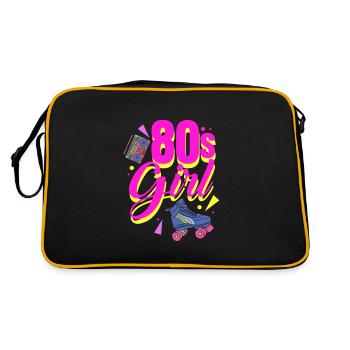 80s - Retro Bag - black/gold - Back