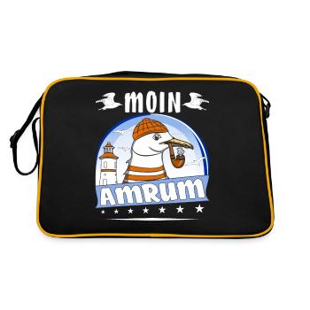 MEWE MOIN AMRUM - Sac Retro - noir/or - Dos