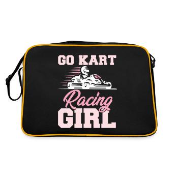 Go Kart Racing Coureurs Gokart - Sac Retro - noir/or - Dos