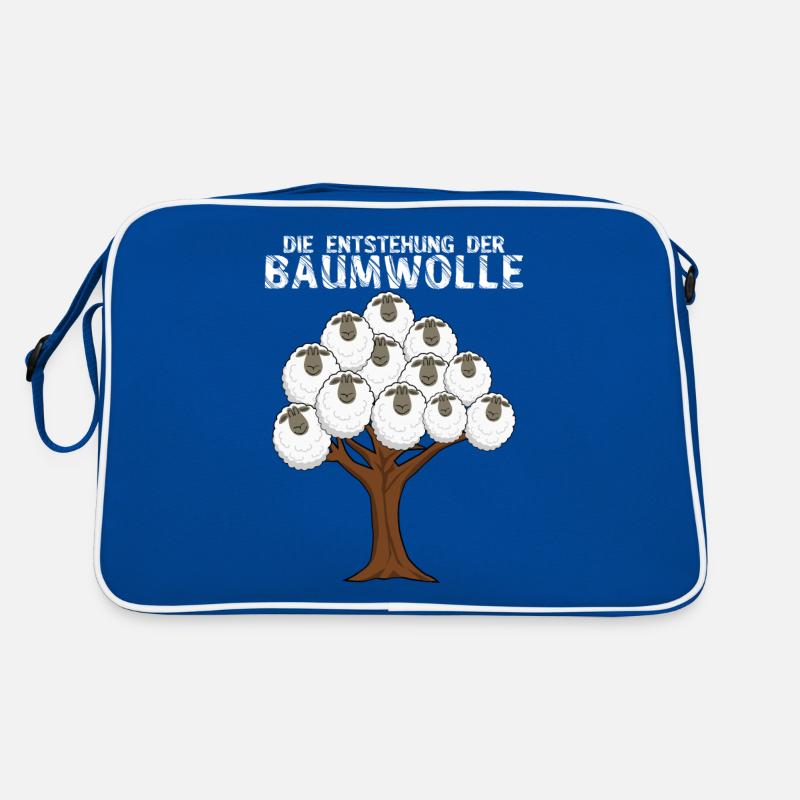 Schaf Baumwolle Witz Schafe Retro Tasche