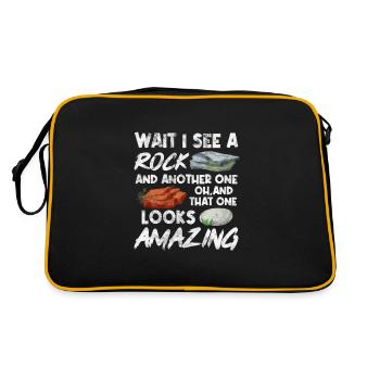 Geology - Retro Bag - black/gold - Back
