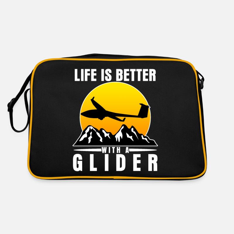 Planeur Glider Planeur - Sac Retro - noir/or
