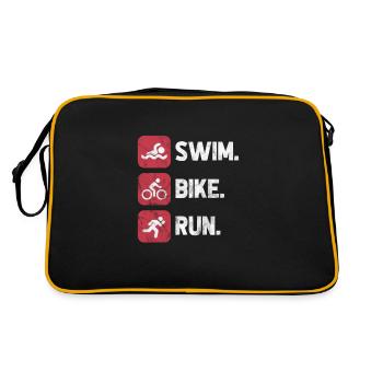 Triathlon - Sac Retro - noir/or - Dos