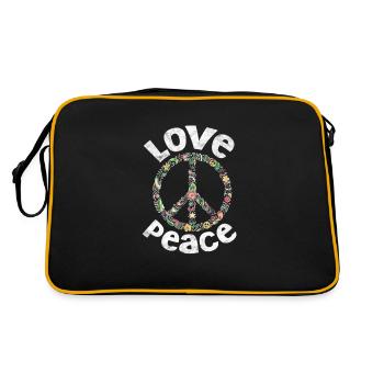 Hippie - Sac Retro - noir/or - Dos