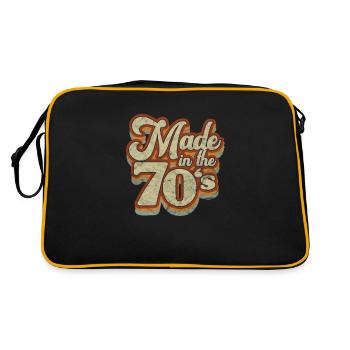 70s - Retro Bag - black/gold - Back