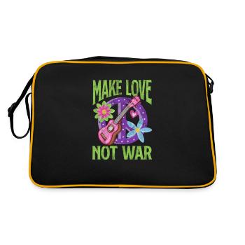 Hippie - Sac Retro - noir/or - Dos
