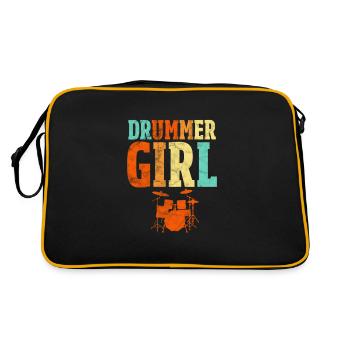 Percussion - Retro Bag - black/gold - Back