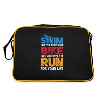 Triathlon - Sac Retro - noir/or - Dos