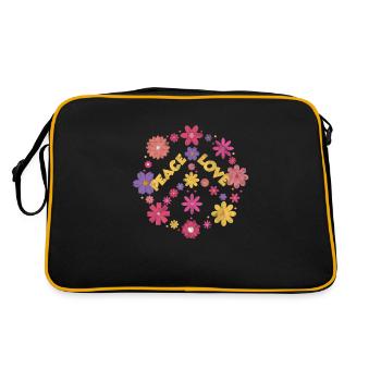 Hippie - Sac Retro - noir/or - Dos