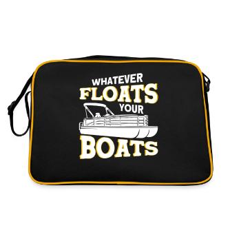 Bateau capitaine Pontoon bateau - Sac Retro - noir/or - Dos