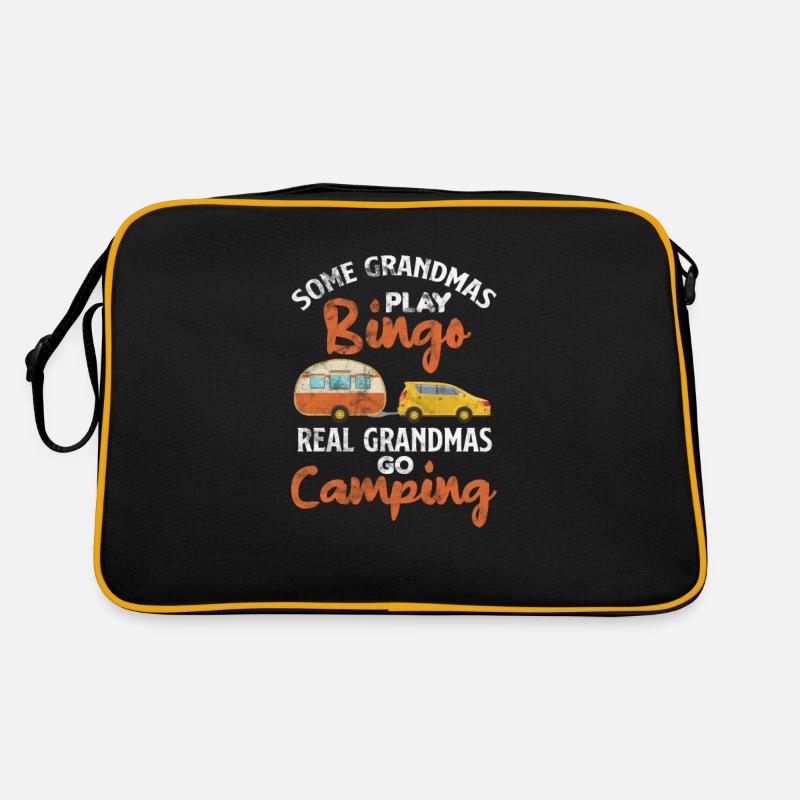 Camping Oma Retro Tasche