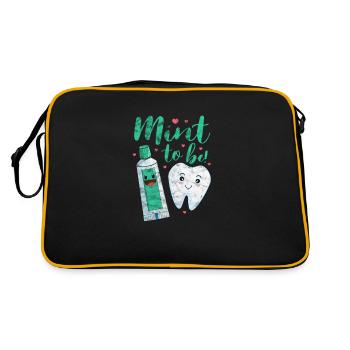 dentist - Retro Bag - black/gold - Back