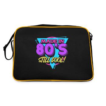 80s - Retro Bag - black/gold - Back