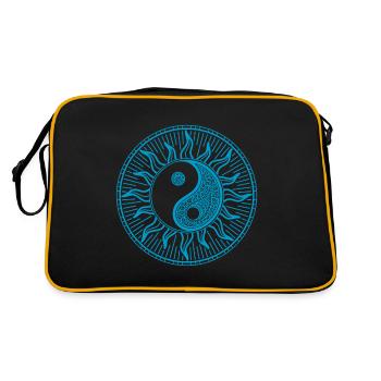 Qi Gong Yin Yang - Sac Retro - noir/or - Dos