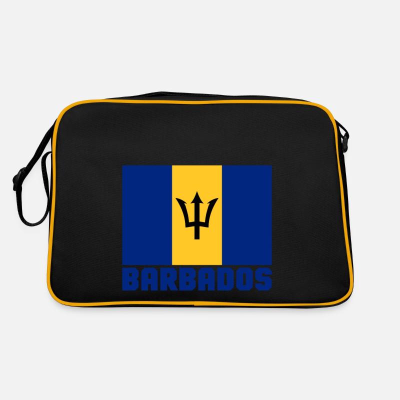 Barbados - Retro Tasche - Schwarz/Gold