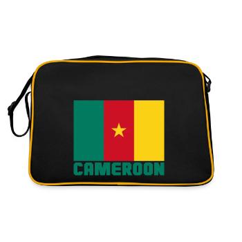 Cameroun - Sac Retro - noir/or - Dos