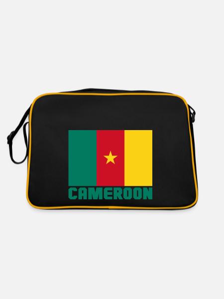 Cameroon - Retro Bag - black/gold - Back