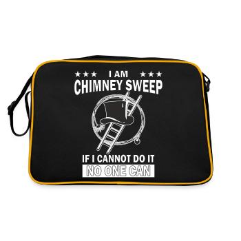 I AM CHIMNEY SWEEP - Sac Retro - noir/or - Dos