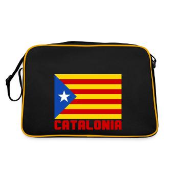 Catalogne - Sac Retro - noir/or - Dos