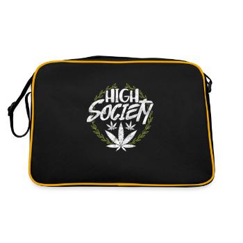 Cannabis - Sac Retro - noir/or - Dos