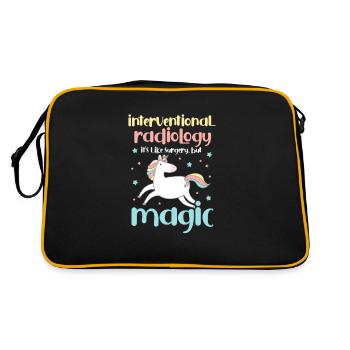 Radiologie Radiologie Radiographie Vélo Tech Cadeau - Sac Retro - noir/or - Dos