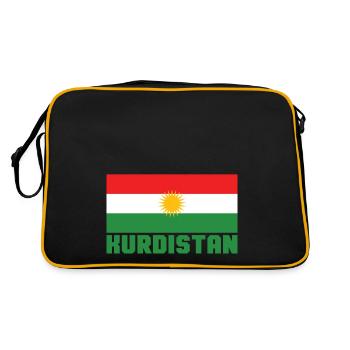 Kurdistan - Sac Retro - noir/or - Dos