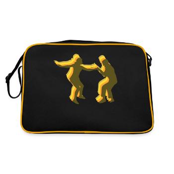 Boogie Woogie Swing Dance Retro - Retro Bag - black/gold - Back