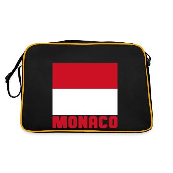 Monaco - Retro Bag - black/gold - Back