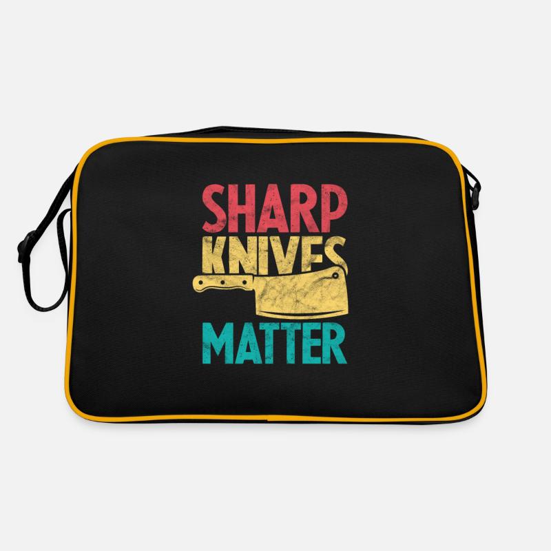 Koch - Retro Tasche - Schwarz/Gold