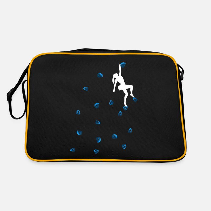 Bouldering Climbing Blue Boulder Handles Mrs. Lady Retro Bag