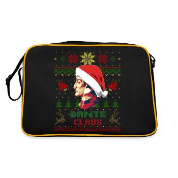 Dante Claus Christmas - Sac Retro - noir/or - Dos