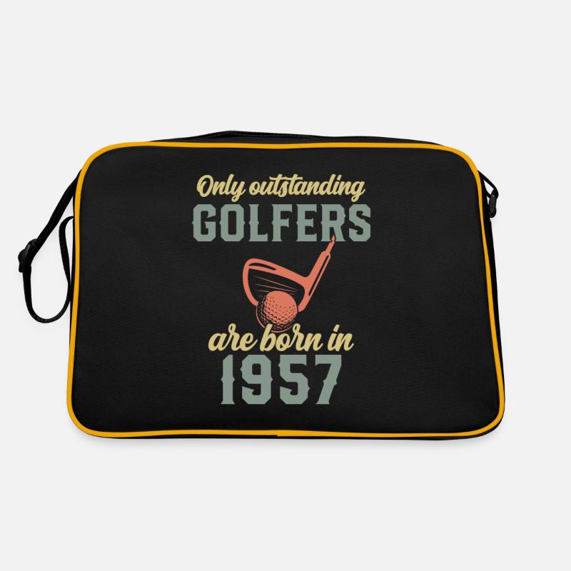 Golfer Birthday Party Golfing Golfer 1957 Retro Bag