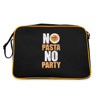 Pasta - Retro Tasche - Schwarz/Gold - Hinten