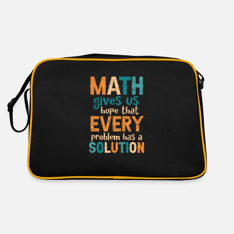 Professeur de mathématiques Math Math Teacher Cadeau Sac Retro