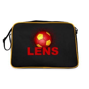 Ballon Rouge et Jaune - Sac Retro - noir/or - Dos
