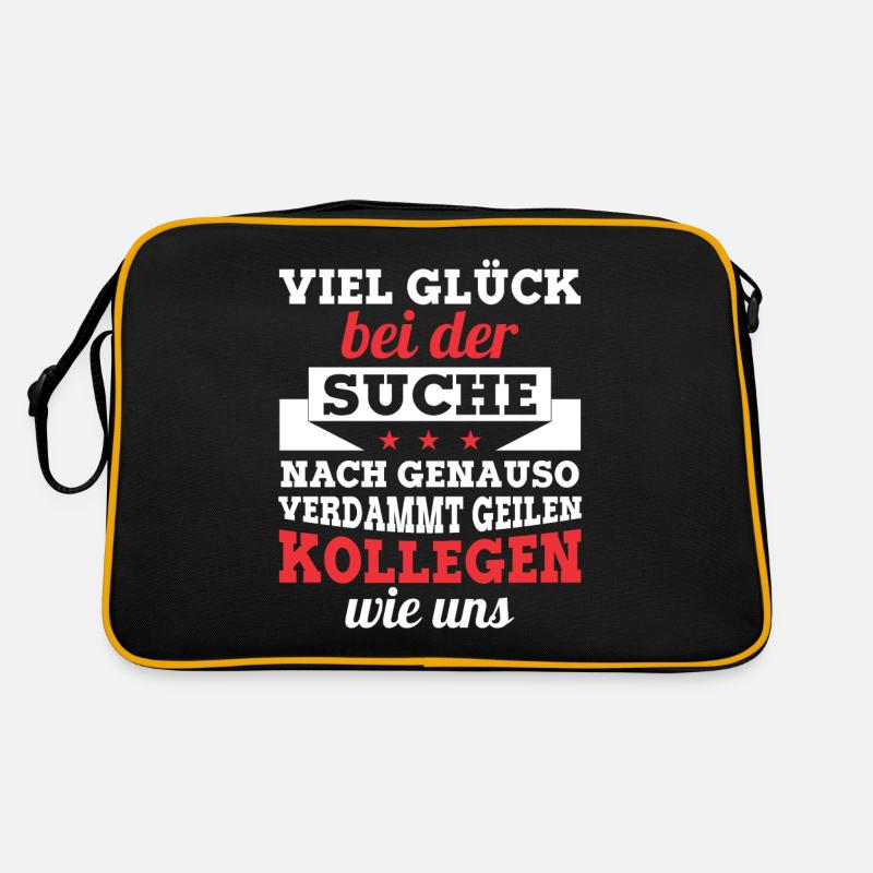 Abschied Kollegen Geschenk Rente Kündigung Idee Retro Tasche