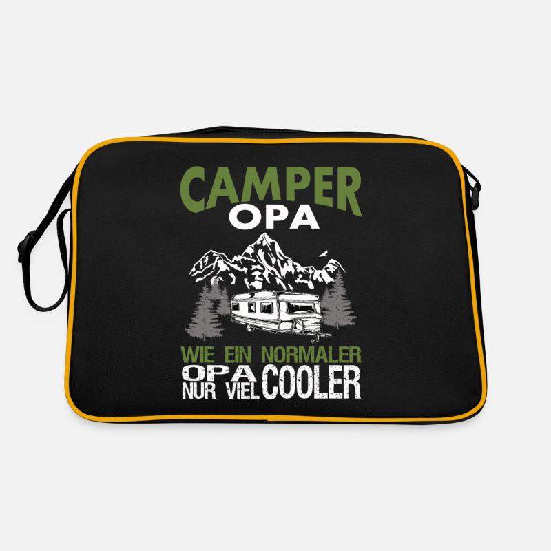 Camper Opa wie ein normaler Opa nur viel cooler Retro Tasche