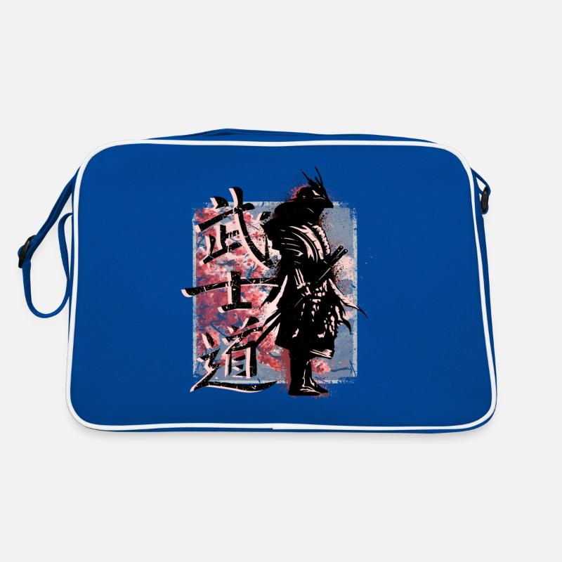 Samurai-Charaktere, Bushido, japanischer Samurai Retro Tasche