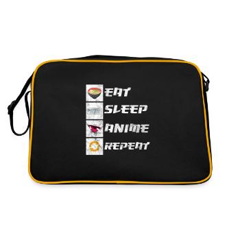 Anime - Retro Bag - black/gold - Back