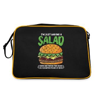 Burger - Sac Retro - noir/or - Dos