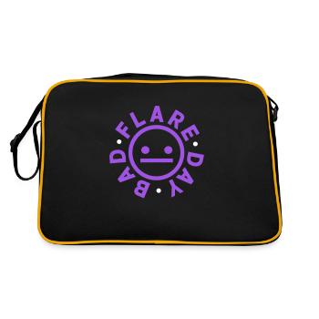 Fibromyalgia Fibro Fibromyalgia Rheumatism Gift - Retro Bag - black/gold - Back