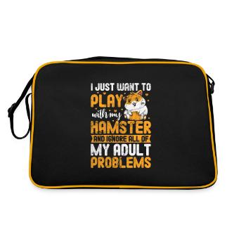 Hamster - Sac Retro - noir/or - Dos