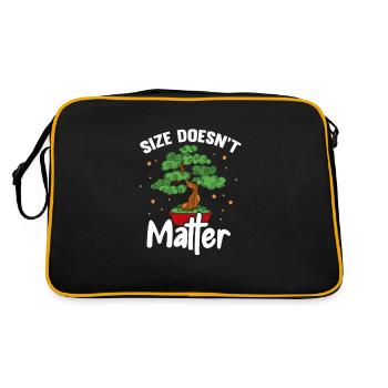 Bonsai Tree Japan Zen Garden Bonsai Tree Gift - Retro Bag - black/gold - Back