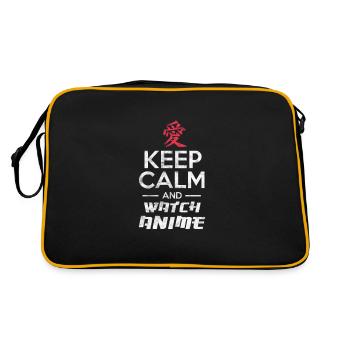 Anime - Retro Bag - black/gold - Back
