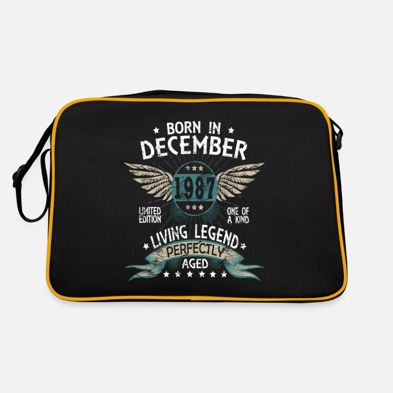 Legends born in December 1987 Retro Tasche