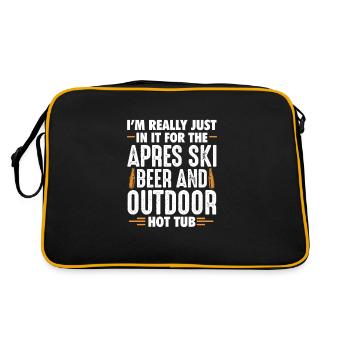 Apres Ski - Sac Retro - noir/or - Dos